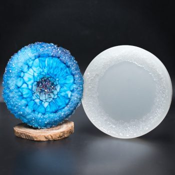 Crystal Edge Round Silicone Mold