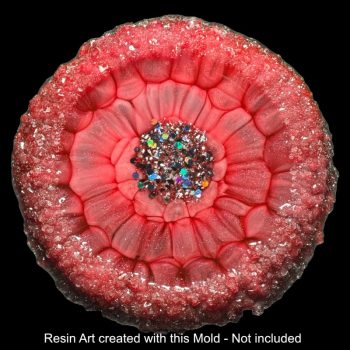 Crystal Edge Vanity Tray by Crystal Resin Art