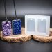 Create a Crystal Orgonite Pendant in our Deep Double Pendant Mold