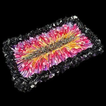 3D Bloom Colossal Crystal Edge Vanity Tray