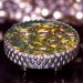 Northern Lights Dichroic Film in our Diamond Edge Trinket Stand Mold
