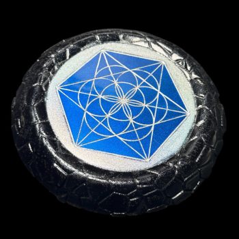 Royal Blue Seed of Life Stone Edge Grid