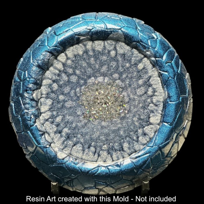 Resin Art created in our Stone Edge Mold