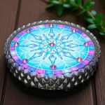 Crystal Snowflake Mandala Diamond Edge Trinket Stand