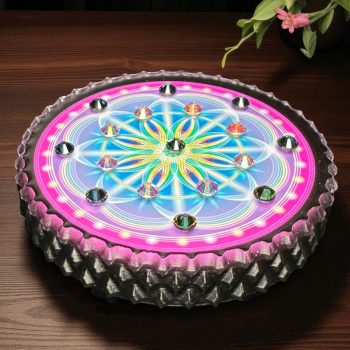 Crystal Kaleidoscope Diamond Edge Trinket Stand