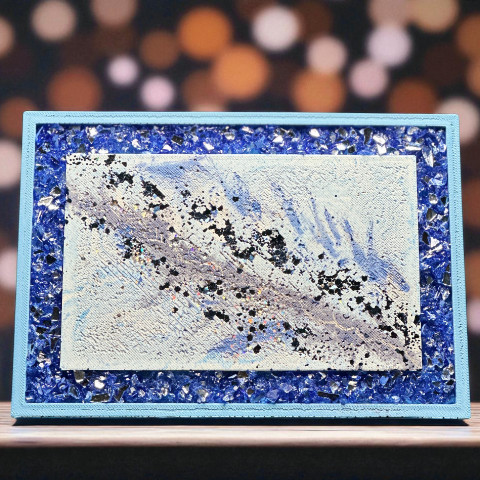 ResinCrete Vanity Tray created in our Eco Resin Border Tray Mold