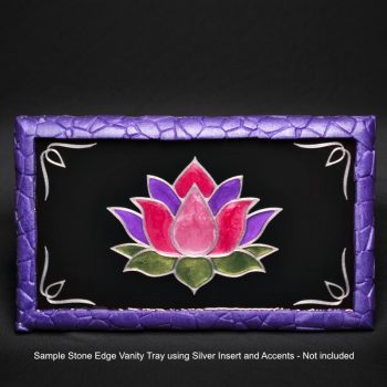 Lotus Blossom Insert with Corner Accents