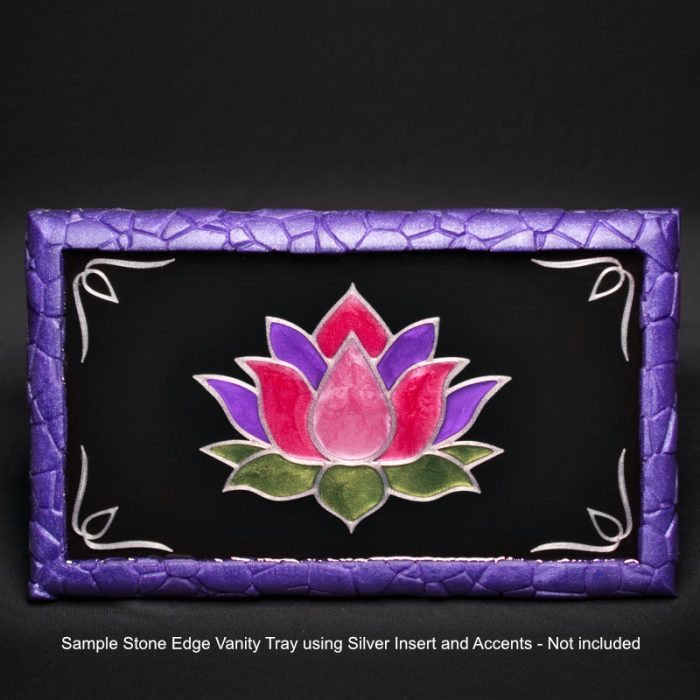 Lotus Blossom Insert with Corner Accents