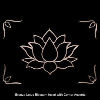 Lotus Blossom Insert with Corner Accents