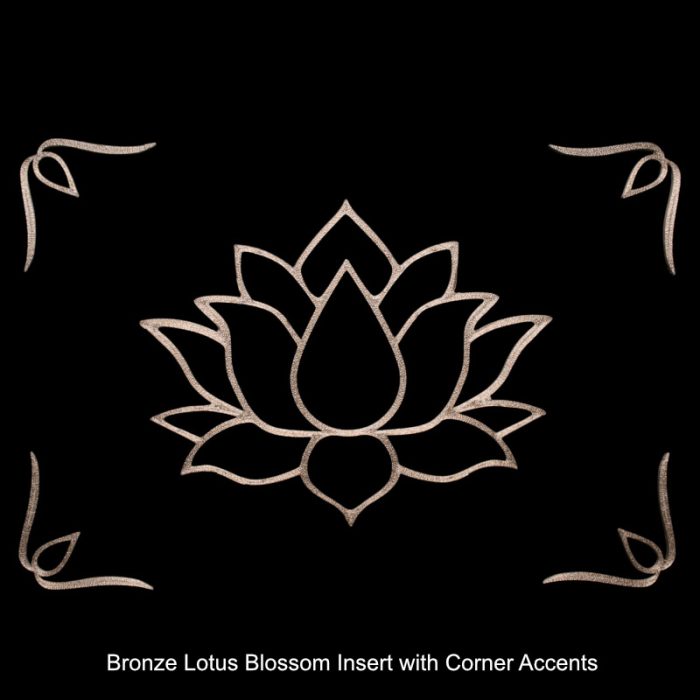 Lotus Blossom Insert with Corner Accents