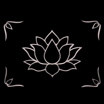 Lotus Blossom Insert with Corner Accents