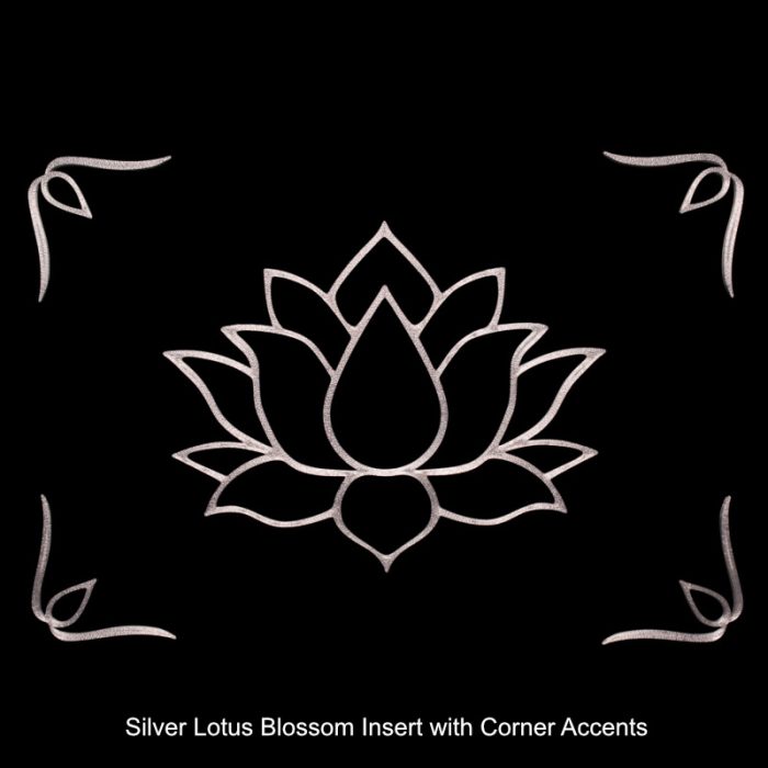 Lotus Blossom Insert with Corner Accents