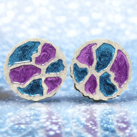 Custom Order using our Geode Agate Coaster Mold