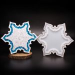 Eco Resin Snowflake Border Tray Mold
