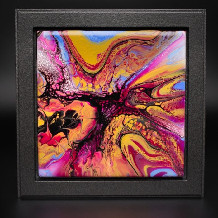 Mini Melange Dutch Pour Painting on Ceramic – 9