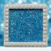 Blue Opal Glass in our Double Crystal Gem Edge Trinket Dish Mold