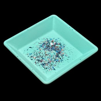 Green Eco Resin Glitter Ring Dish