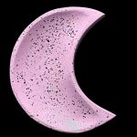 Lilac Eco Resin Half Moon Trinket Dish