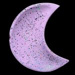 Purple Eco Resin Half Moon Trinket Dish