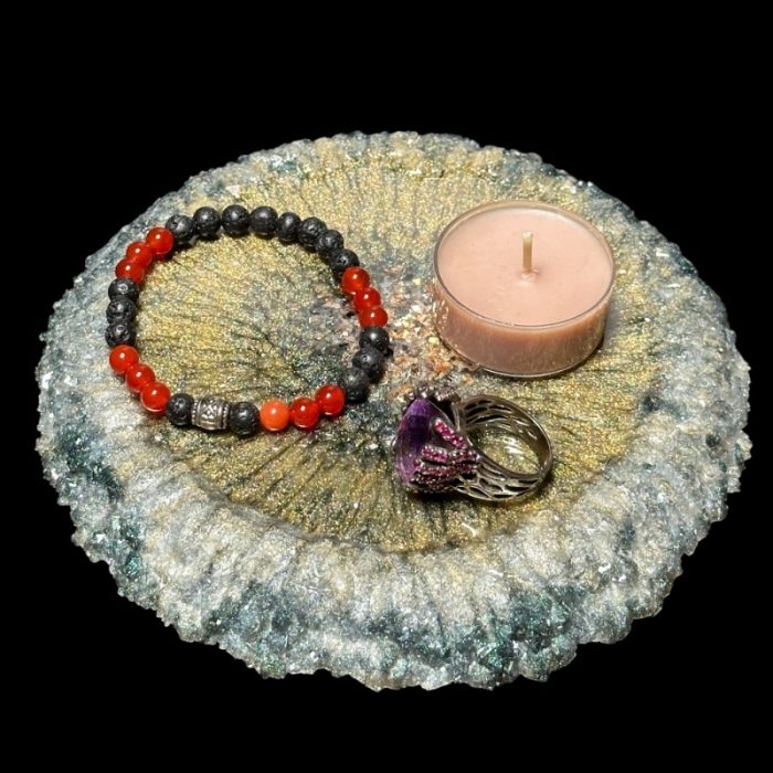 Twinkling Forest Crystal Edge Vanity Tray
