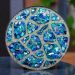 Iridescent Seashells Vanity Tray Pour in our Geode Agate Tray 2-Part Mold