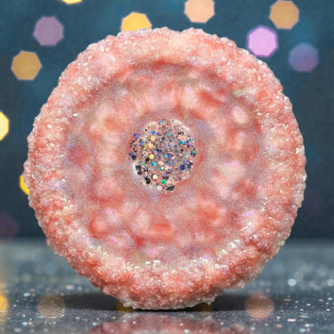 Metallic Mist Resin Tutorial in our Crystal Edge Round Mold