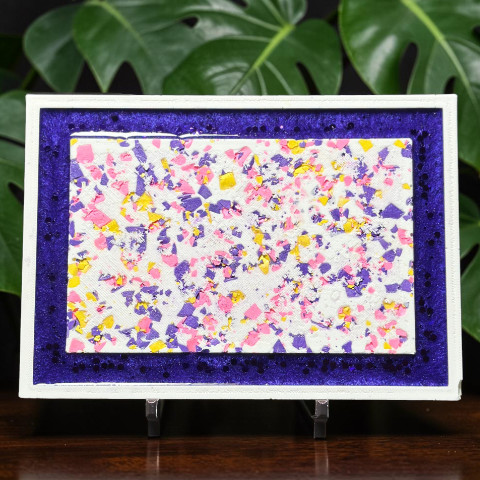 ResinCrete Terrazzo Tray Tutorial in our Eco Resin Border Tray Mold