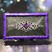 Purple Bling Tray Resin Tutorial in our Stone Edge Vanity Tray Mold