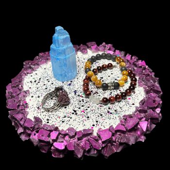 Colossal Crystal Edge Eco Resin Vanity Tray