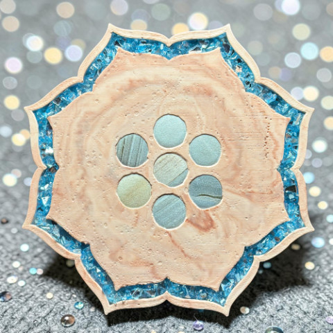 Summer Vibes in our Eco Resin Flower Border Tray Mold